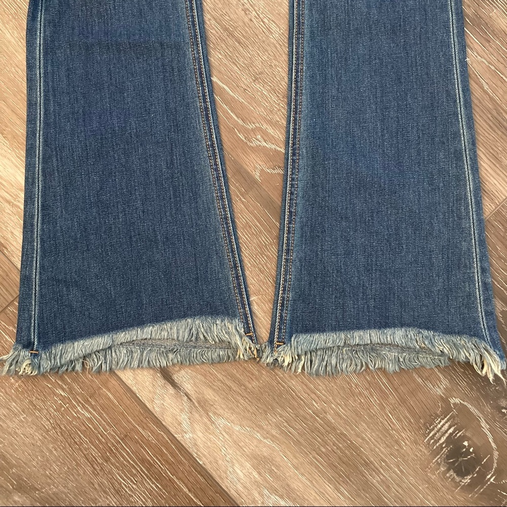 Current/Elliott Dark Blue Boot Cut Jeans - Picture 8 of 13